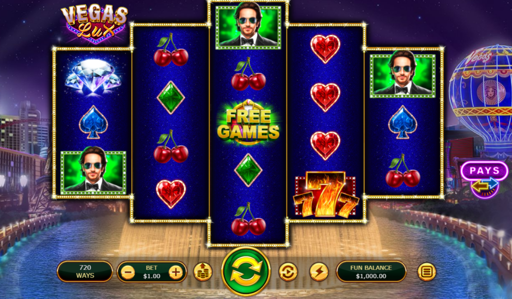 play Vegas Lux slots at PlayCroco Casino